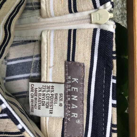 Kenar Stripe Straight Leg Pant Lace Up Side 10 - Picture 5 of 6